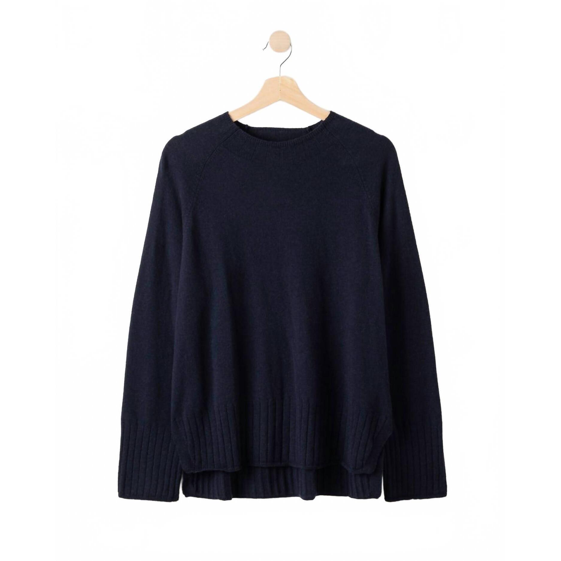 New Holebrook Usa Kristina Raglan Sweater In Dark Navy — image 3 of 3